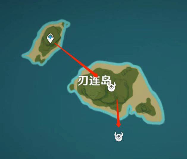原神名刀鐔采集路線什么樣?原神名刀鐔采集路線攻略截圖
