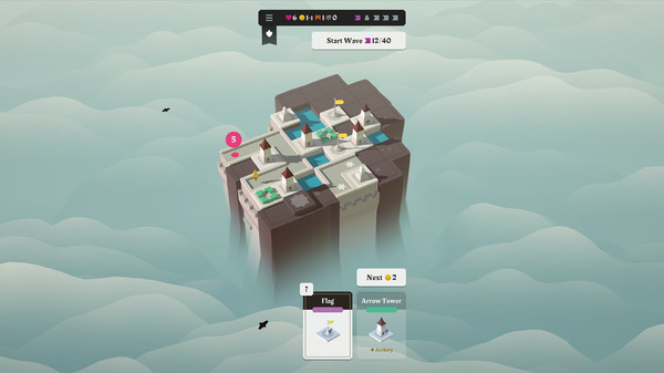 塔防棋盘肉鸽游戏《箭之岛屿》现已上线Steam
