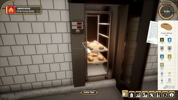 模拟经营游戏《面包房模拟器》现已在Steam平台发售
