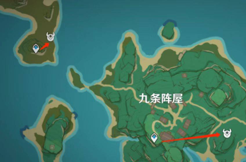 原神名刀鐔采集路線什么樣?原神名刀鐔采集路線攻略截圖