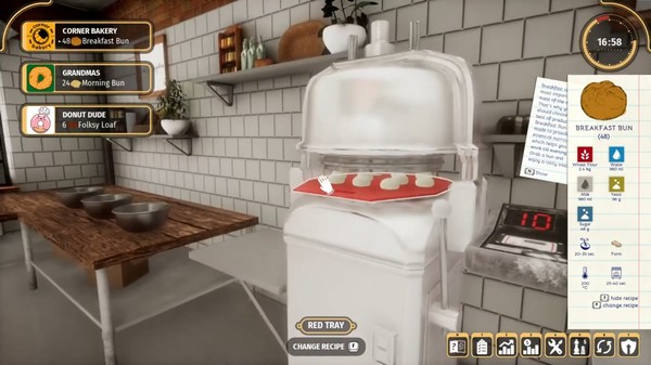 模拟经营游戏《面包房模拟器》现已在Steam平台发售