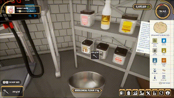 模拟经营游戏《面包房模拟器》现已在Steam平台发售