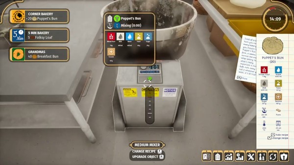 模拟经营游戏《面包房模拟器》现已在Steam平台发售