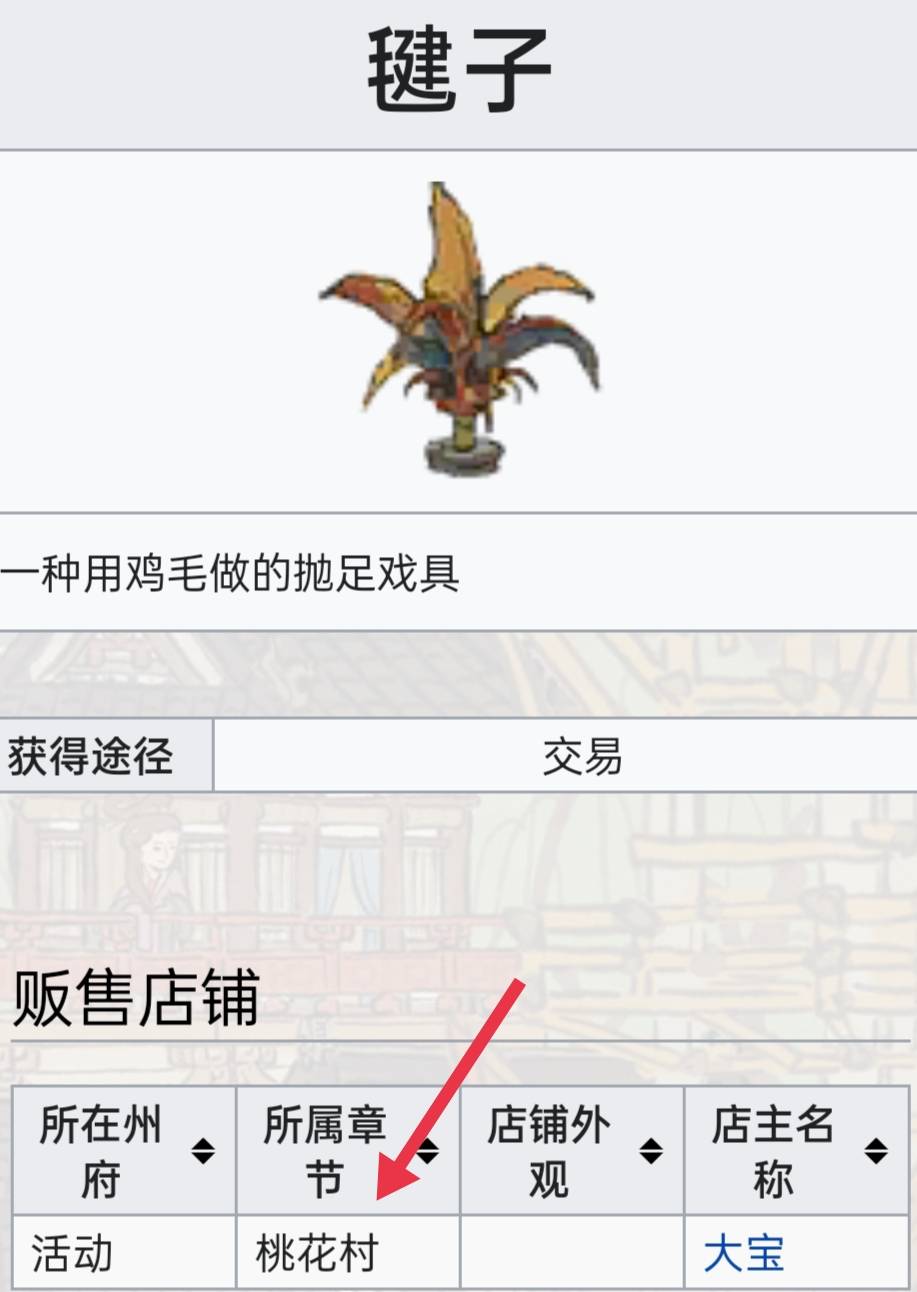 江南百景圖毽子在哪里?江南百景圖毽子位置介紹截圖
