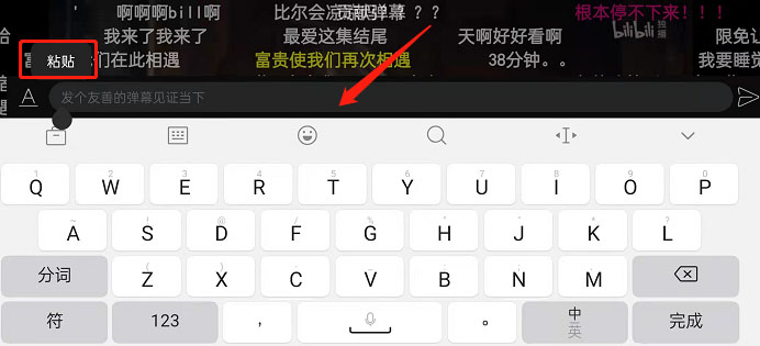 哔哩哔哩怎么复制弹幕？哔哩哔哩复制弹幕方法截图