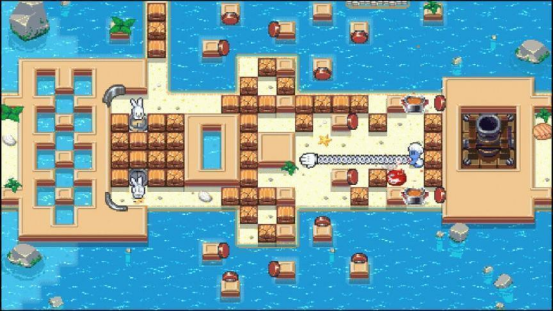 复古街机风格游戏《起飞吧!兔兔》将于近期在Steam国区上线