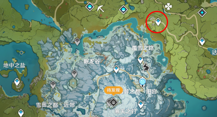 原神龙脊雪山铁匠铺在哪里？原神龙脊雪山铁匠铺位置介绍