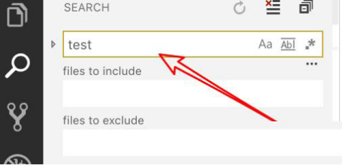 Vscode怎么设置搜索条件?Vscode设置搜索条件教程截图