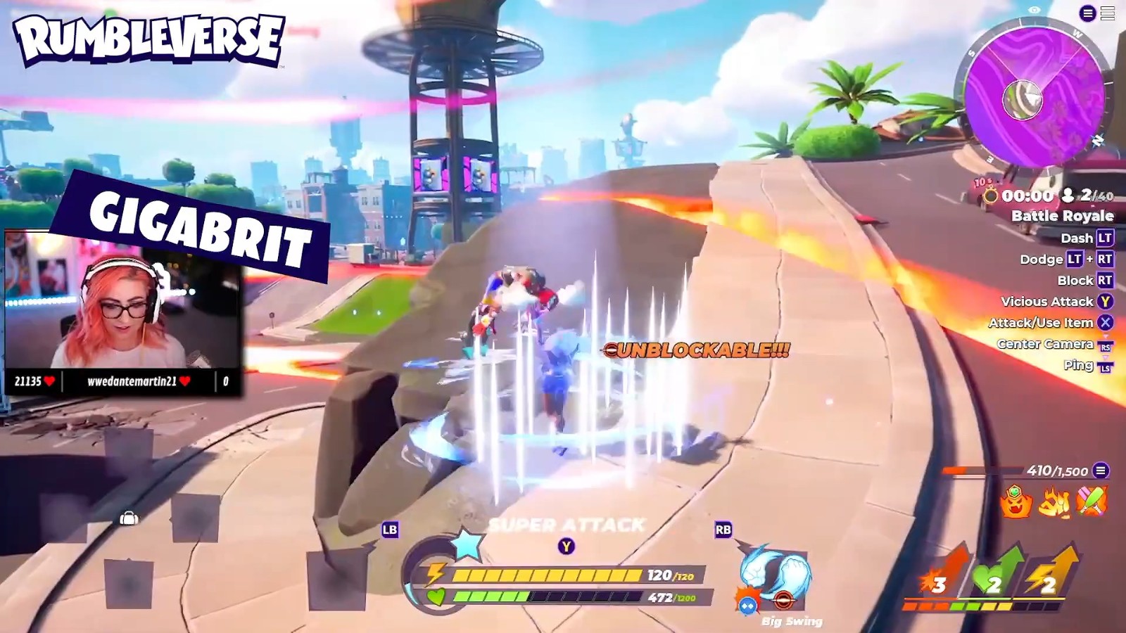《Rumbleverse》将于8月11日发售 登陆各大平台