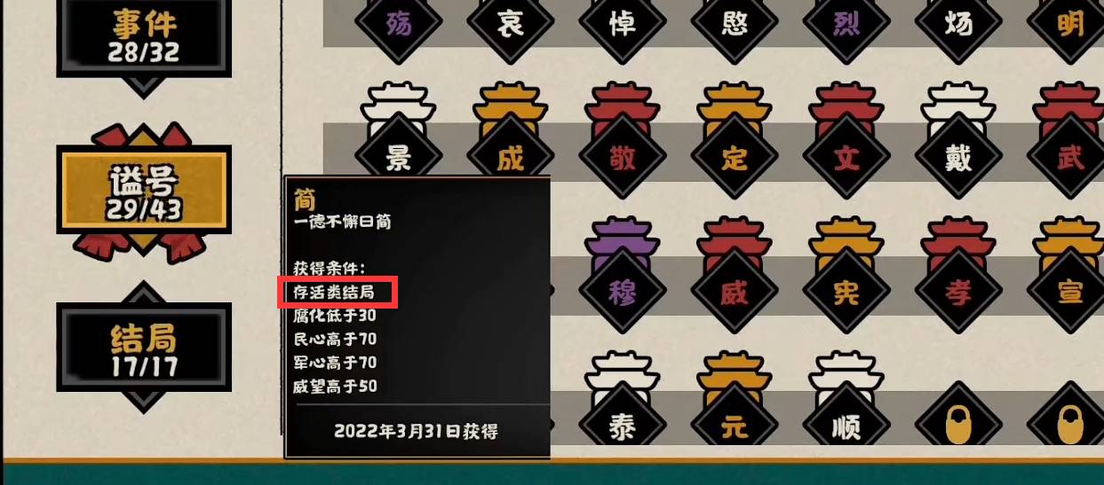 無悔華夏存活結局怎么達成?無悔華夏存活結局達成條件