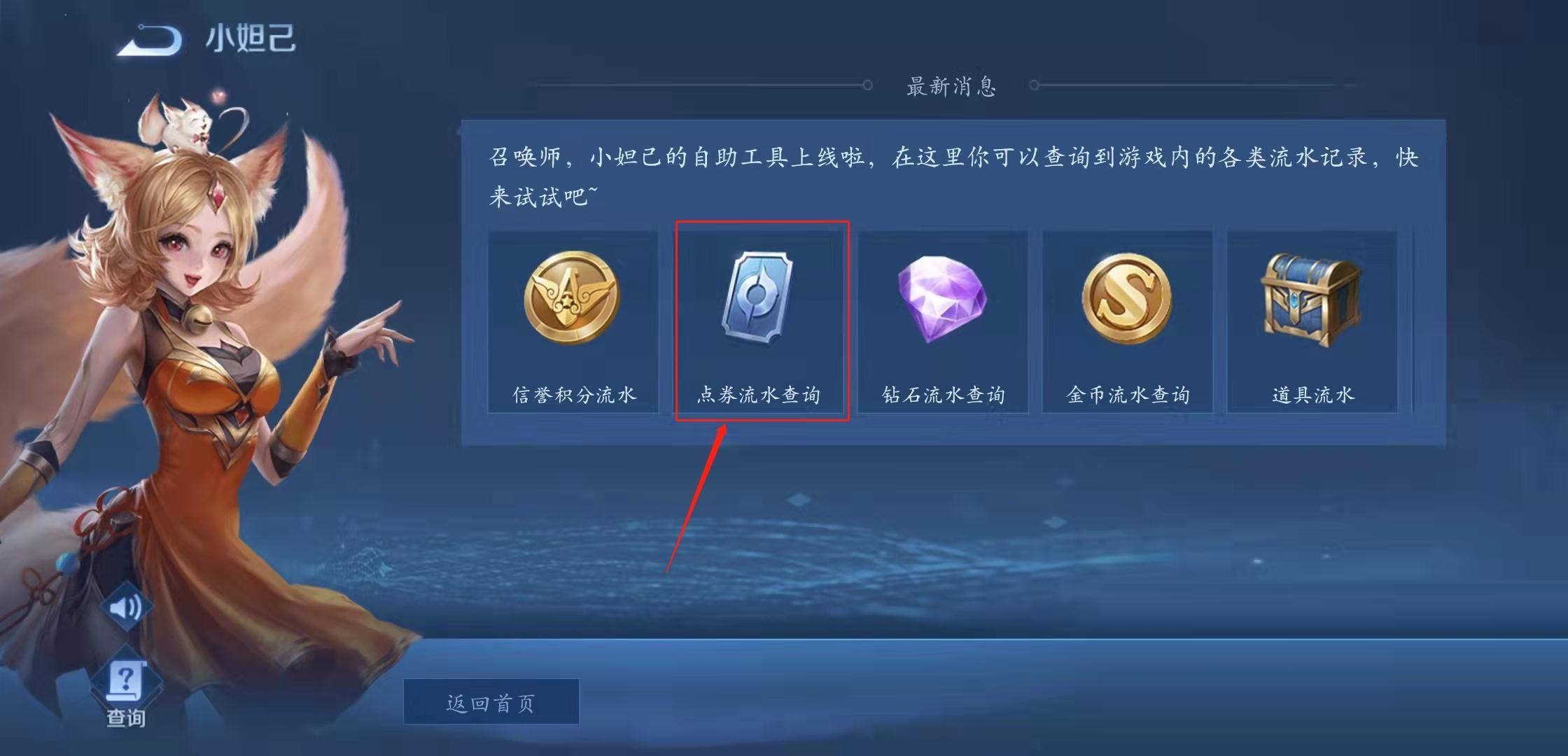 王者榮耀皮膚購買記錄怎么查詢?王者榮耀皮膚購買記錄查詢方法截圖
