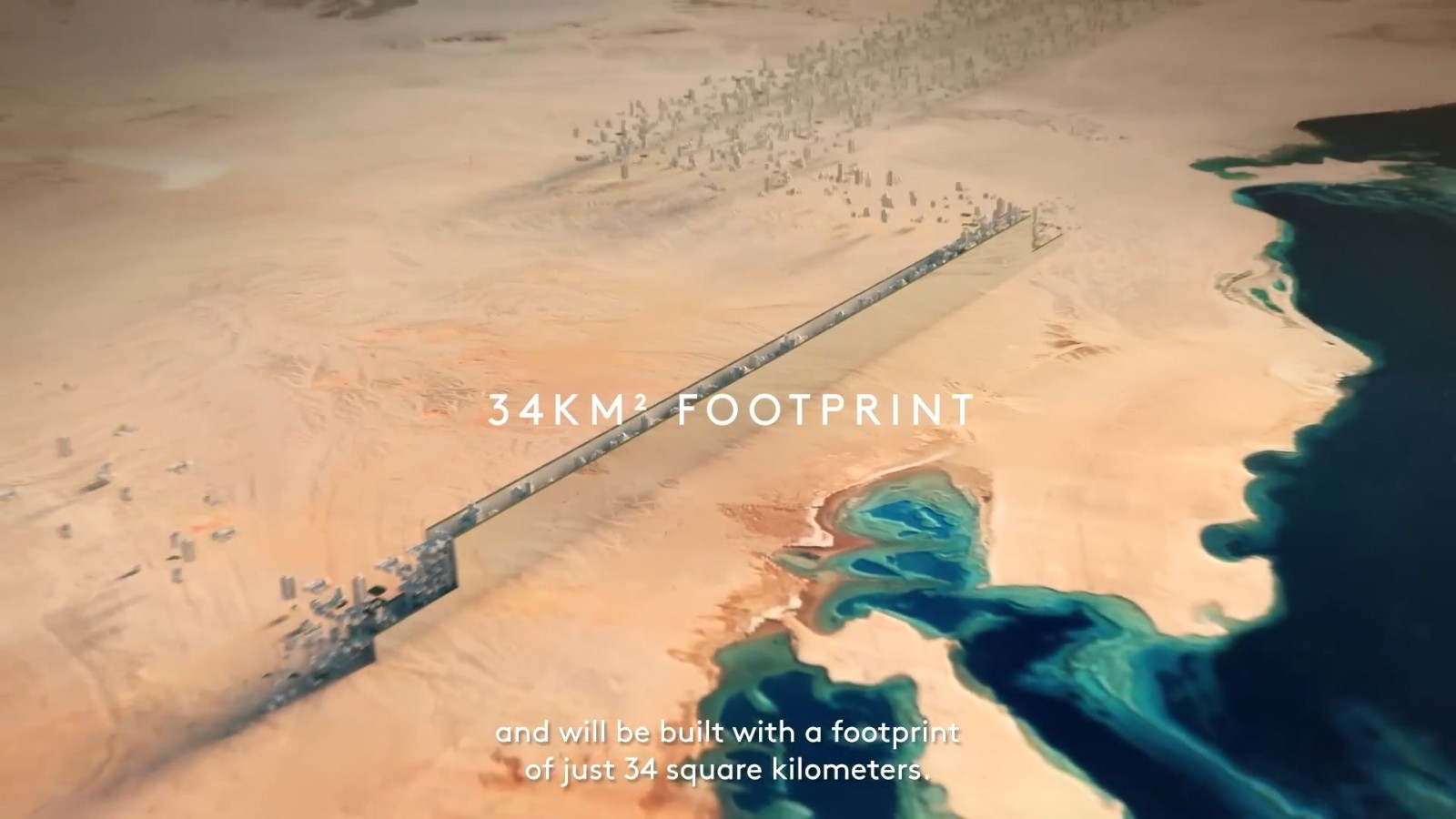 沙特公布打造智能线性城市Line计划截图