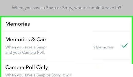 snapchat拍照后保存到哪里了?snapchat拍照后保存位置介绍截图