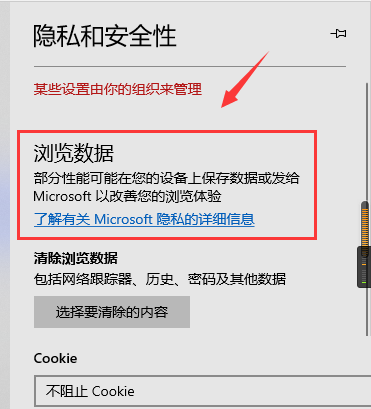 microsoft edge浏览数据怎么查看?microsoft edge浏览数据查看方法截图