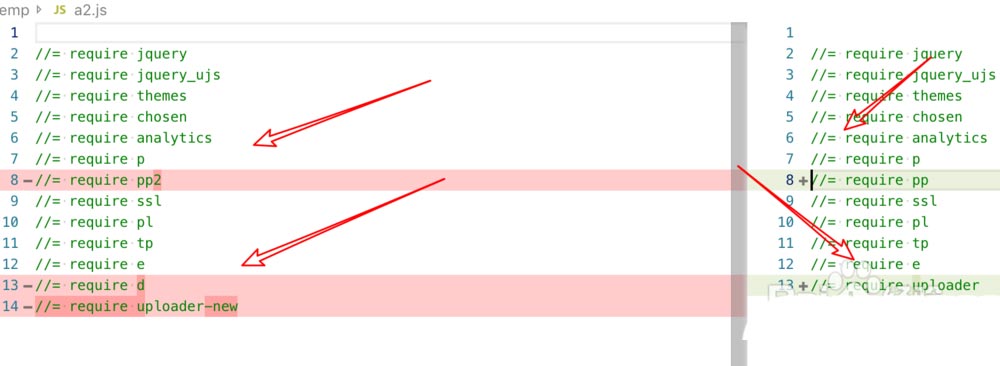 vscode怎么比较两个文件的区别? vscode比较两个文件方法