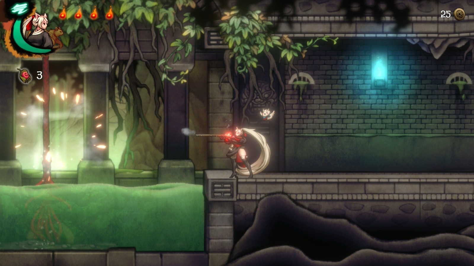 2D横版动作《阎罗 : 冬柏传》游戏上线Steam发售