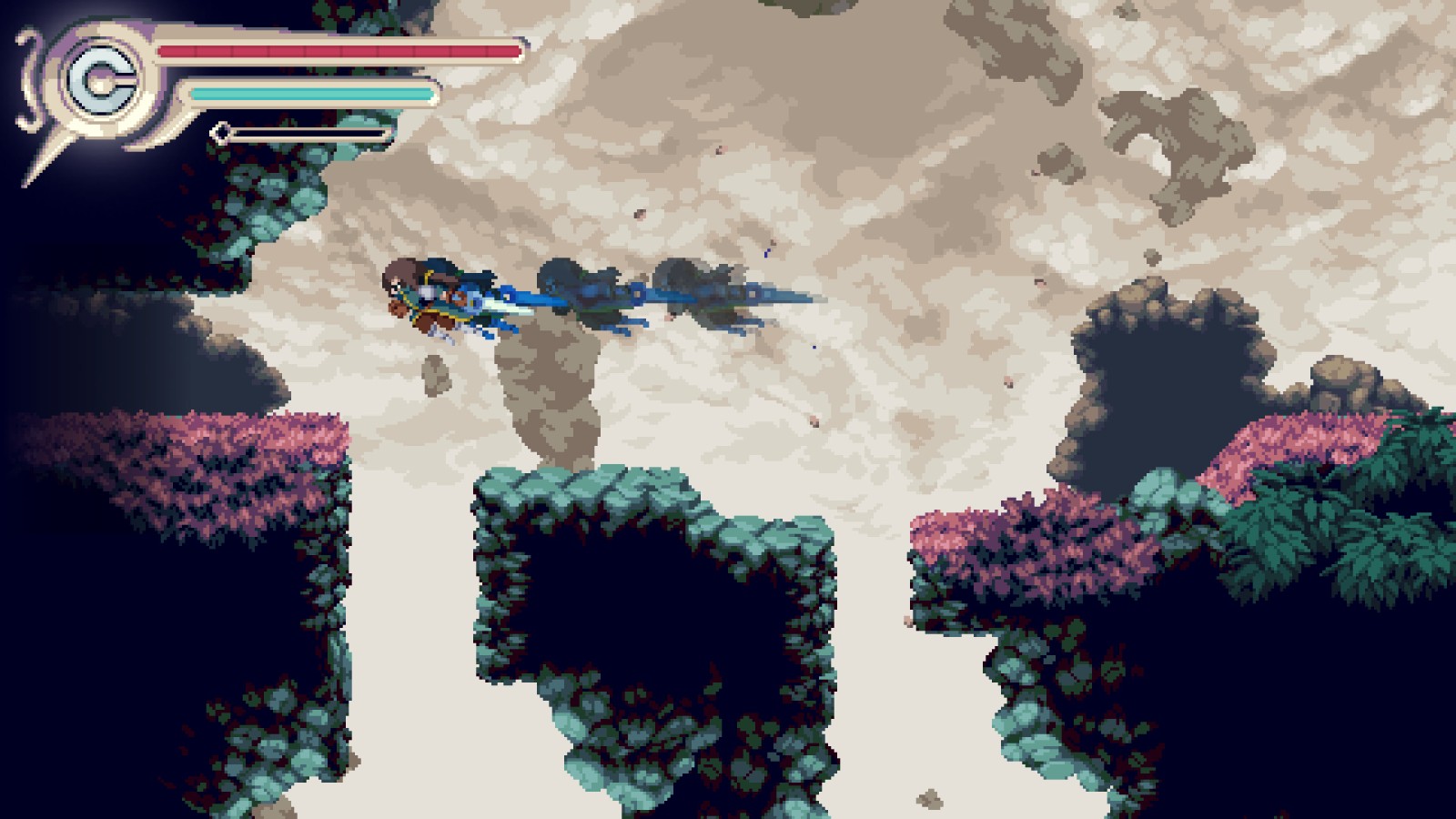 2D类银河恶魔城游戏《Vernal Edge》试玩版上线Steam
