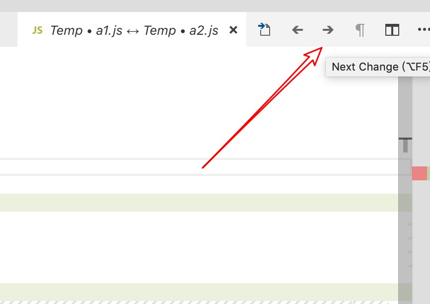 vscode怎么比较两个文件的区别? vscode比较两个文件方法截图
