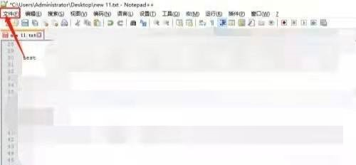 代码编辑器(Notepad++)怎么新建文件?代码编辑器(Notepad++)新建文件教程截图