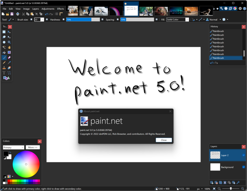图像编辑器Paint.net 5.0 Alpha发布