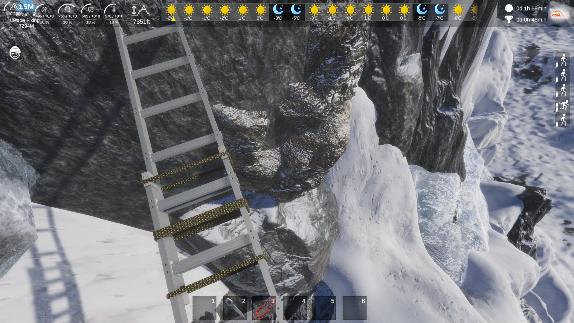 生存模拟游戏《攀登者:天空是极限》已在Steam发售