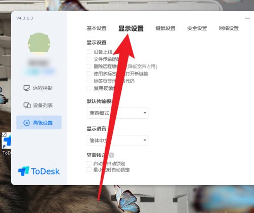 ToDesk怎样设置最小化时主动确定?ToDesk设置最小化时主动确定的办法截图