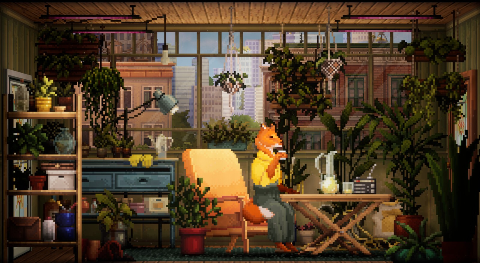 像素风冒险游戏《浣熊硬探》前传 现已登陆Steam