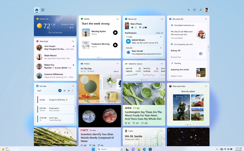 Windows 11发布更新:任务栏集成了必应聊天