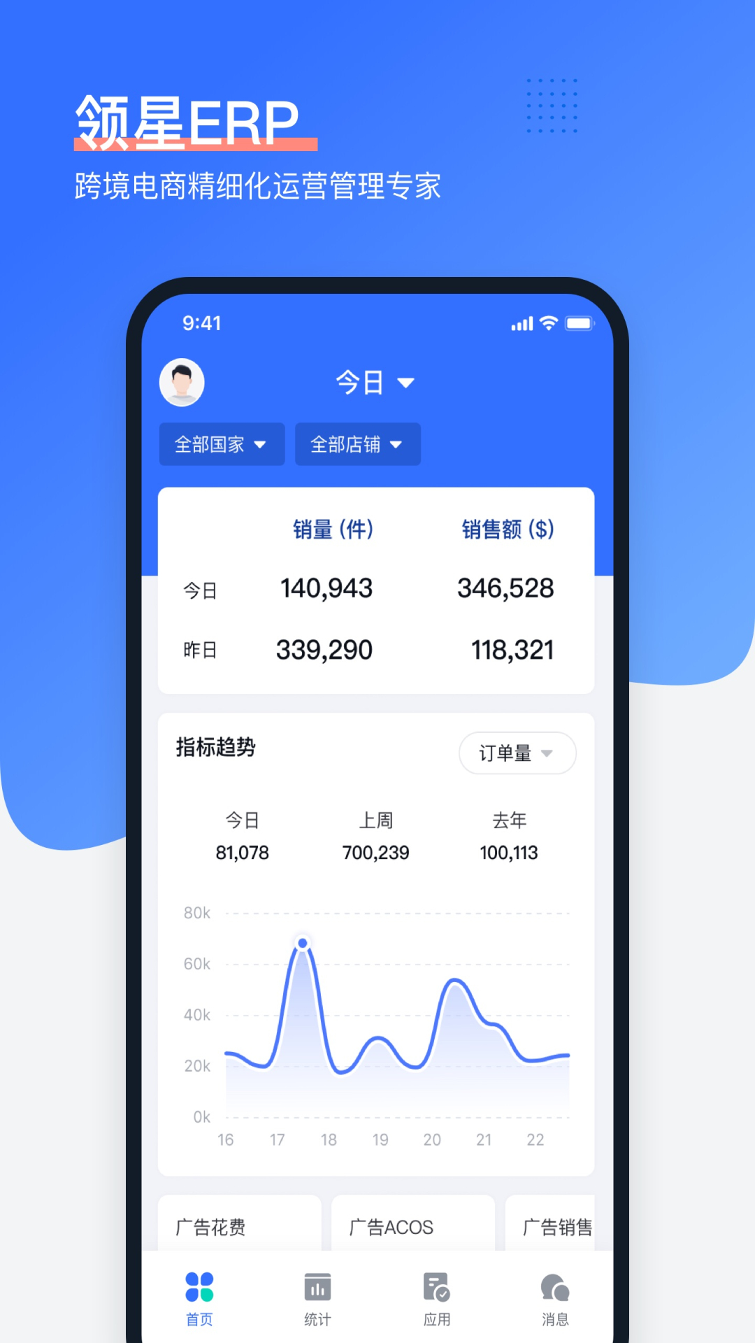 领星ERP截图