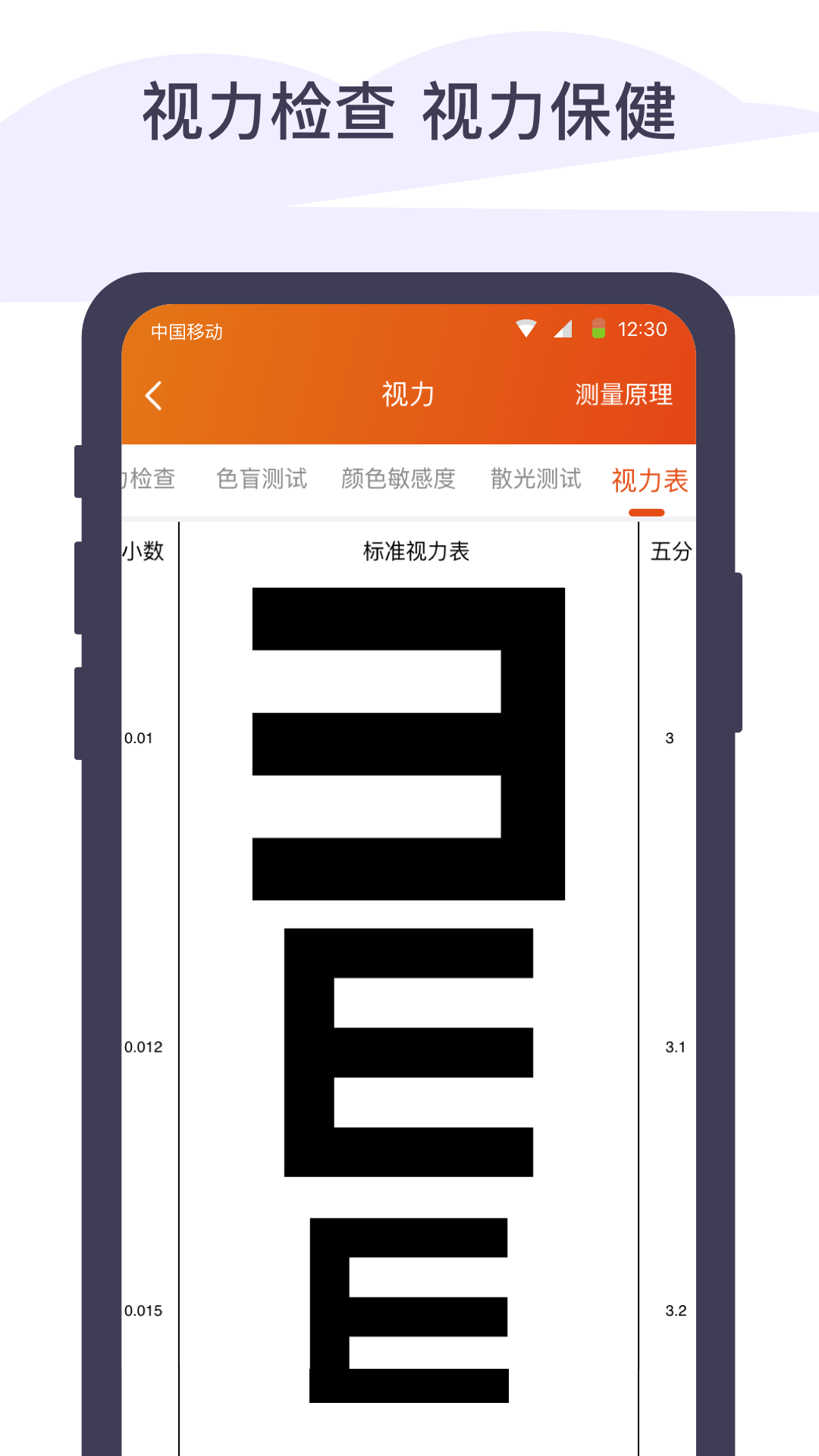 体检宝测血压视力心率截图
