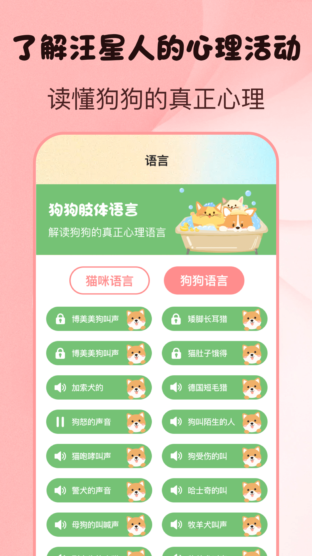 猫言狗语翻译