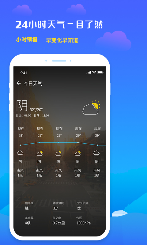 未来天气预报截图