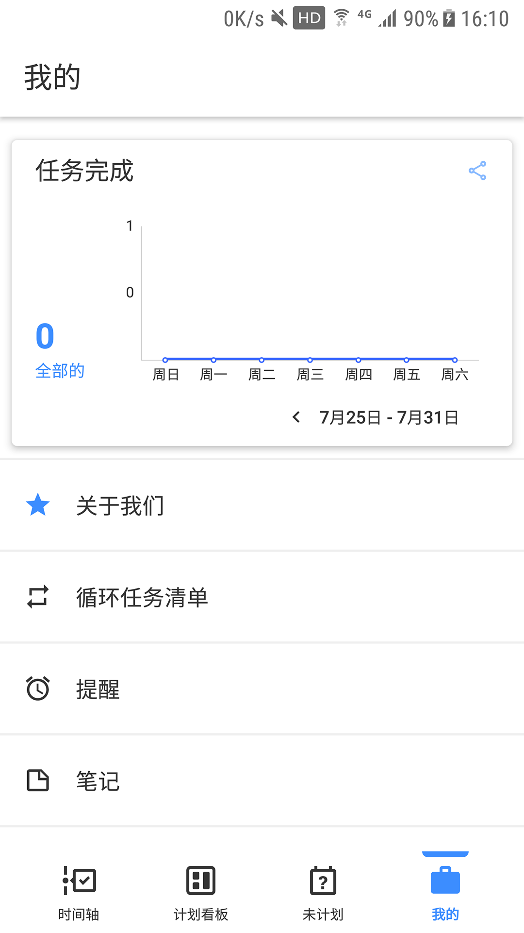 提醒事项截图