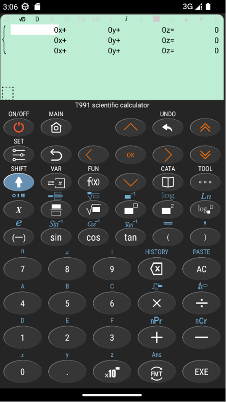 T991科学计算器截图