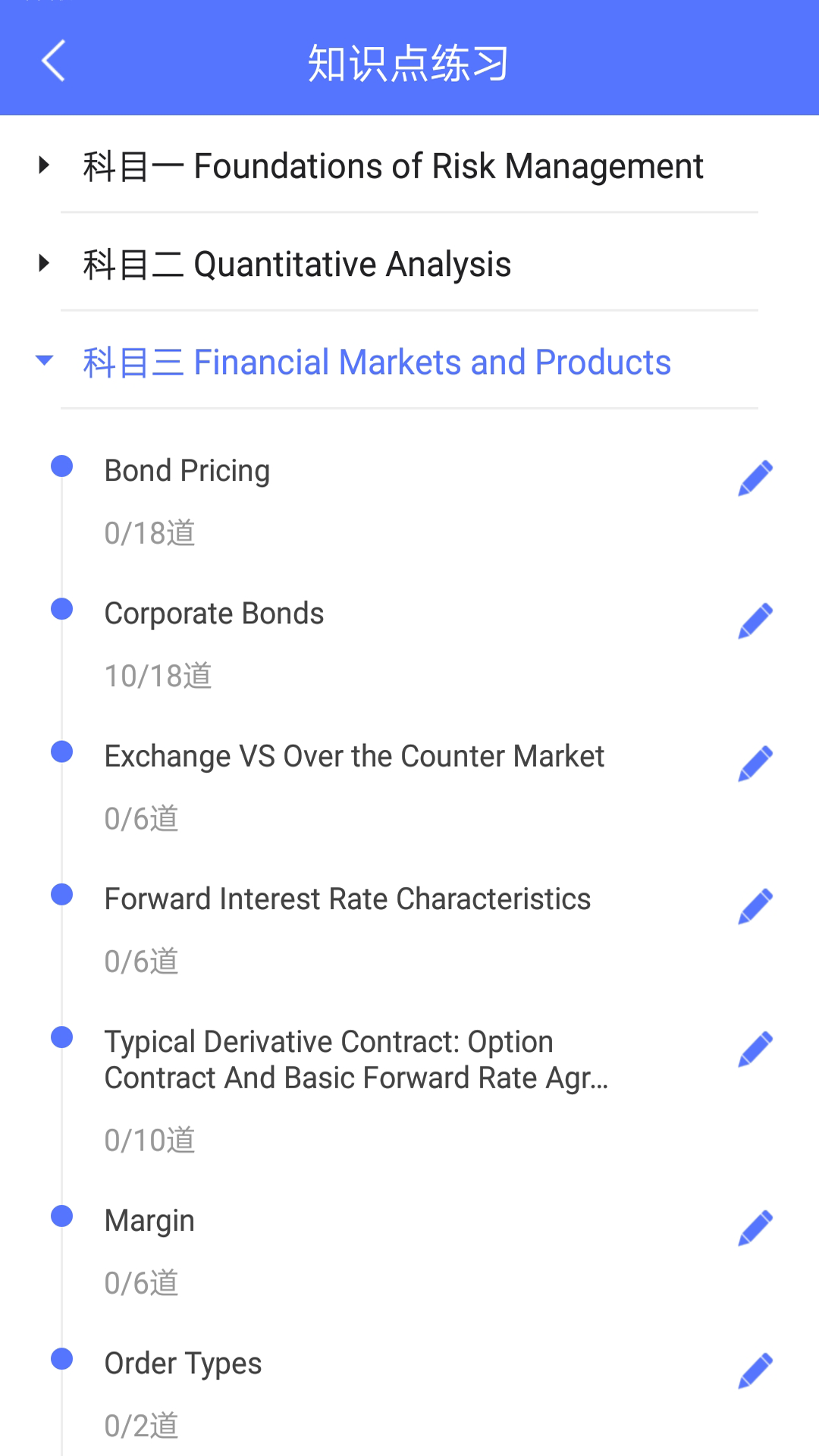 FRM题库截图