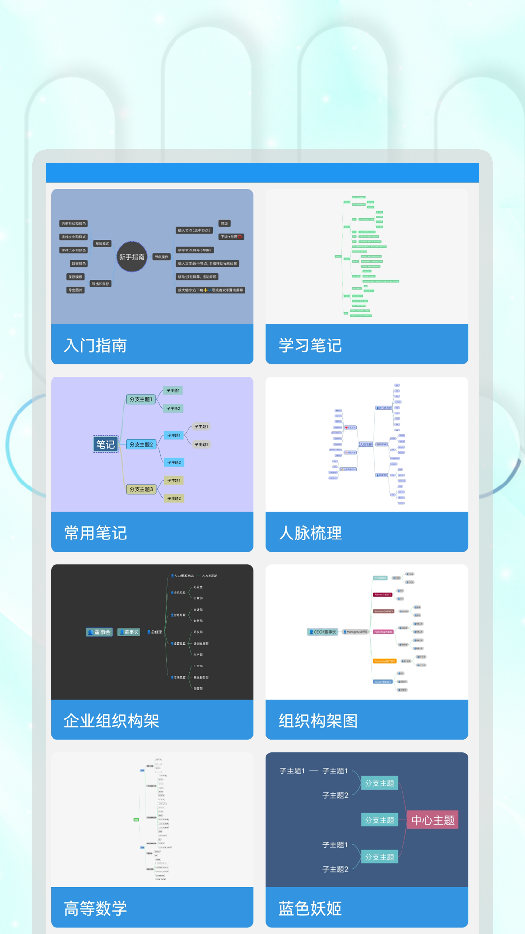 快捷思维导图截图
