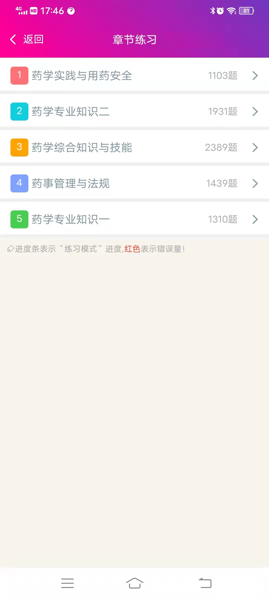 执业西药师总题库截图