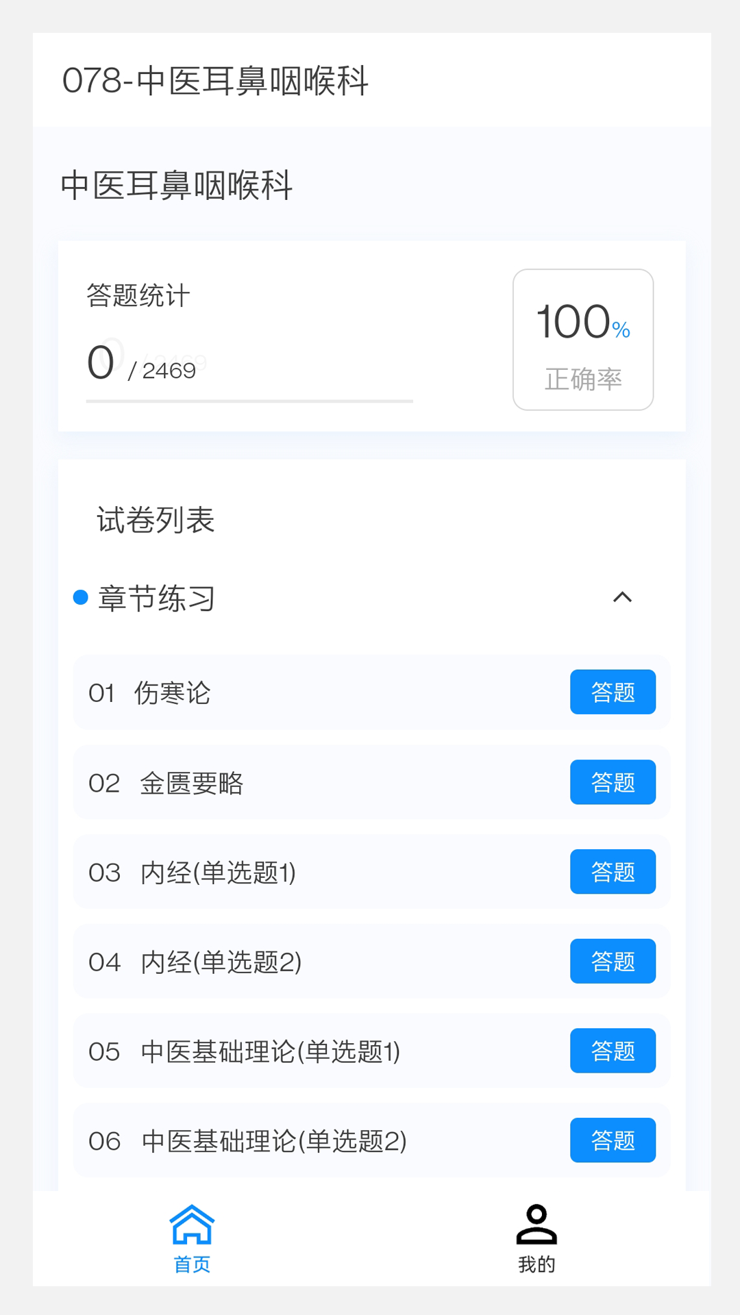 中医耳鼻咽喉科学新题库截图