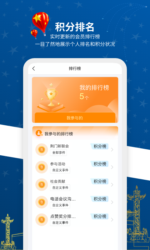 新联会积分制截图
