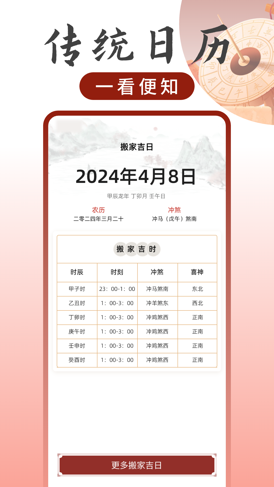 罗盘方位指南针截图