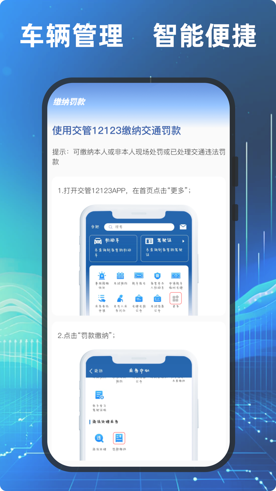 车管违章查询截图