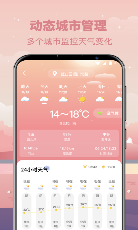 天气预报截图