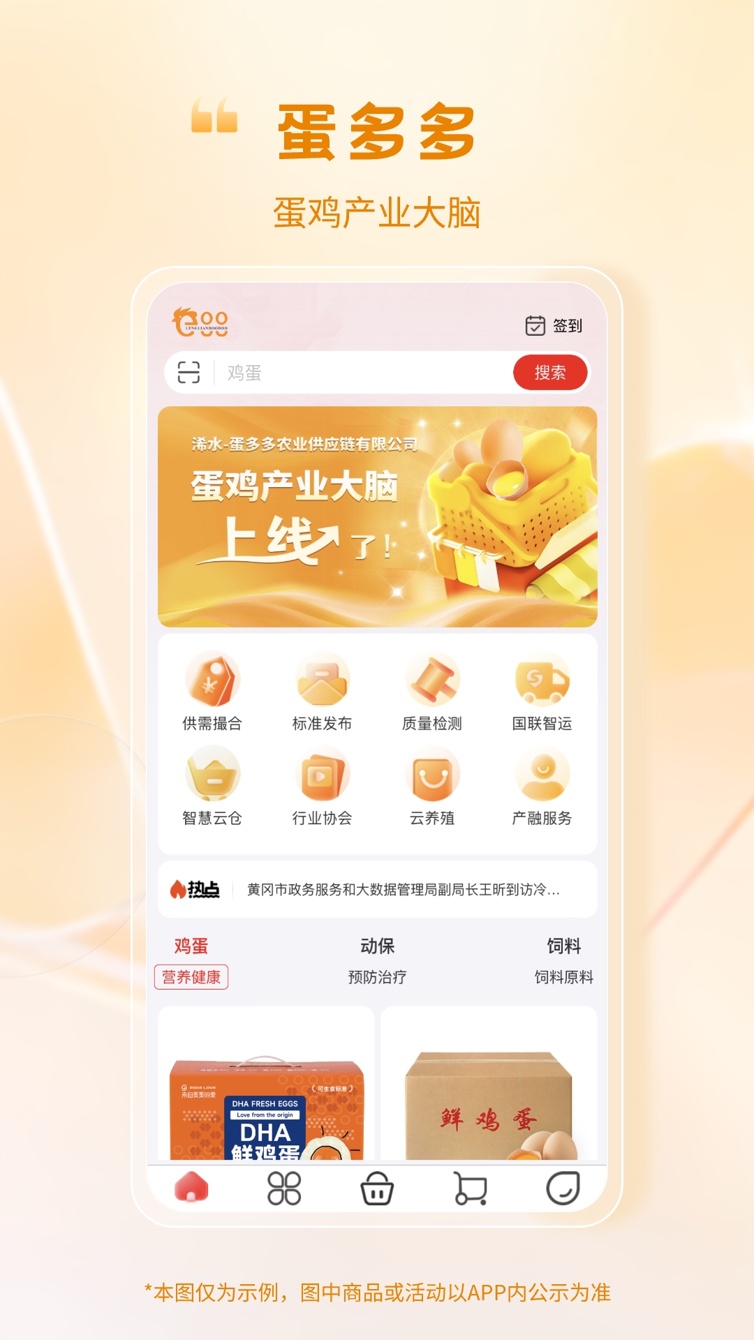 蛋鸡产业大脑截图