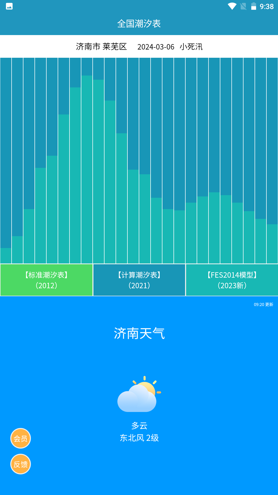 全国潮汐表截图