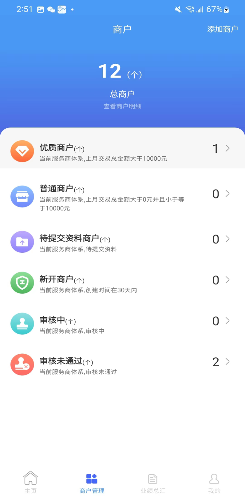 万丽服务商截图