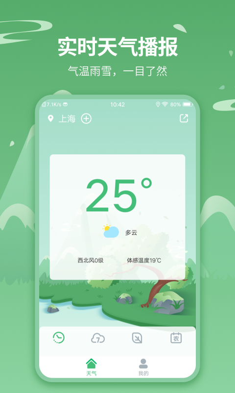 实时天气预报王截图