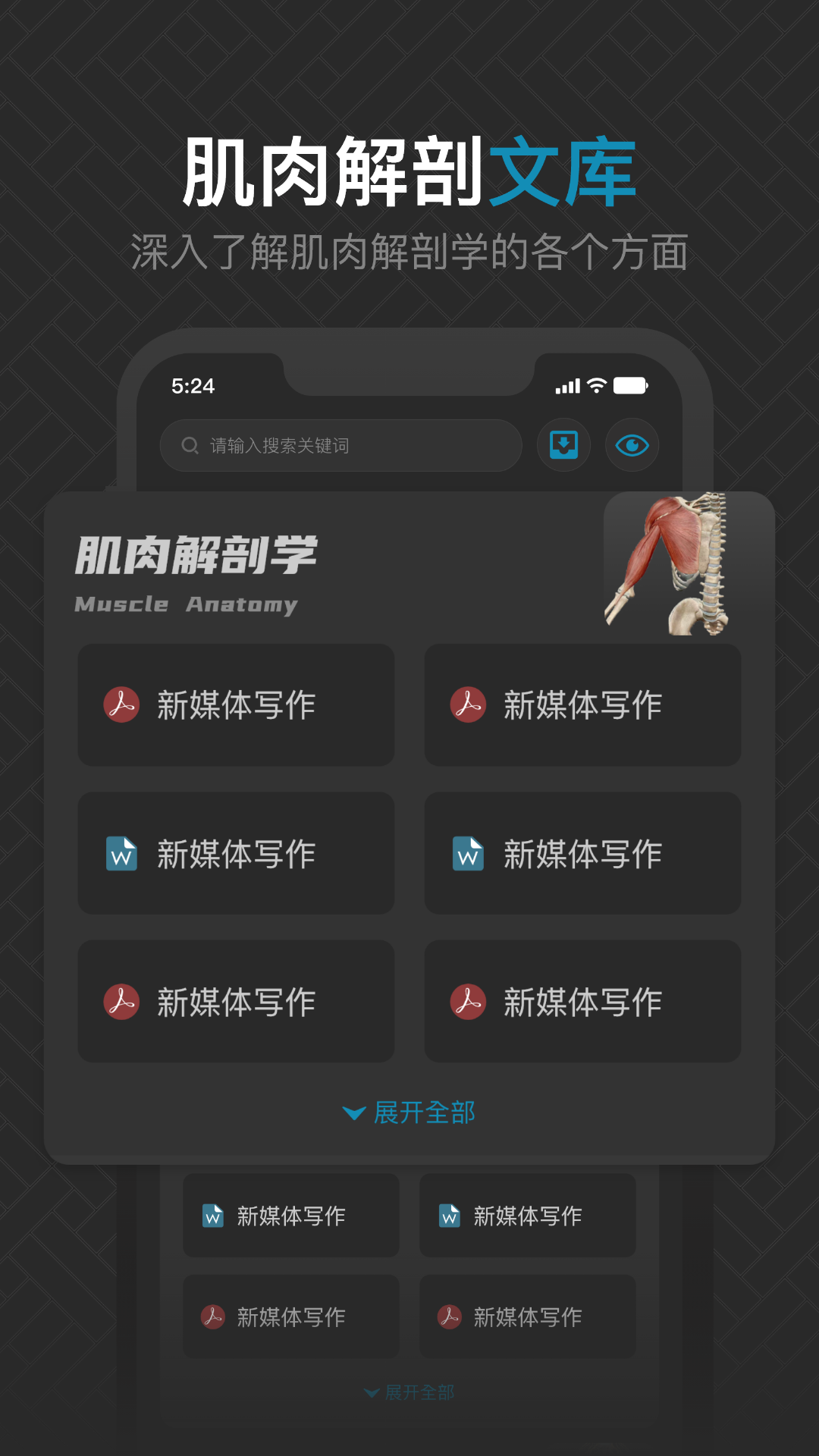 3D肌肉解剖截图