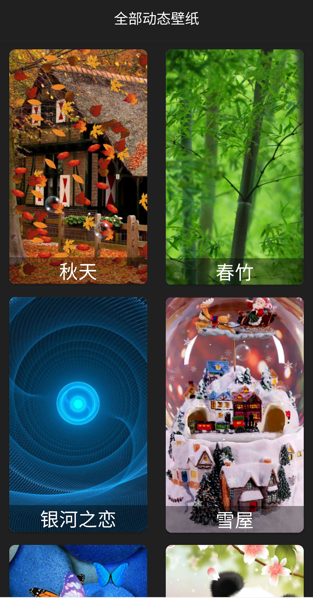 4D动态壁纸截图