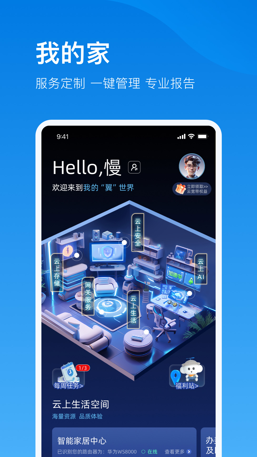 电信云宽带截图