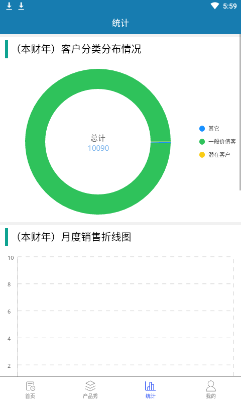 智能销售助理APP截图